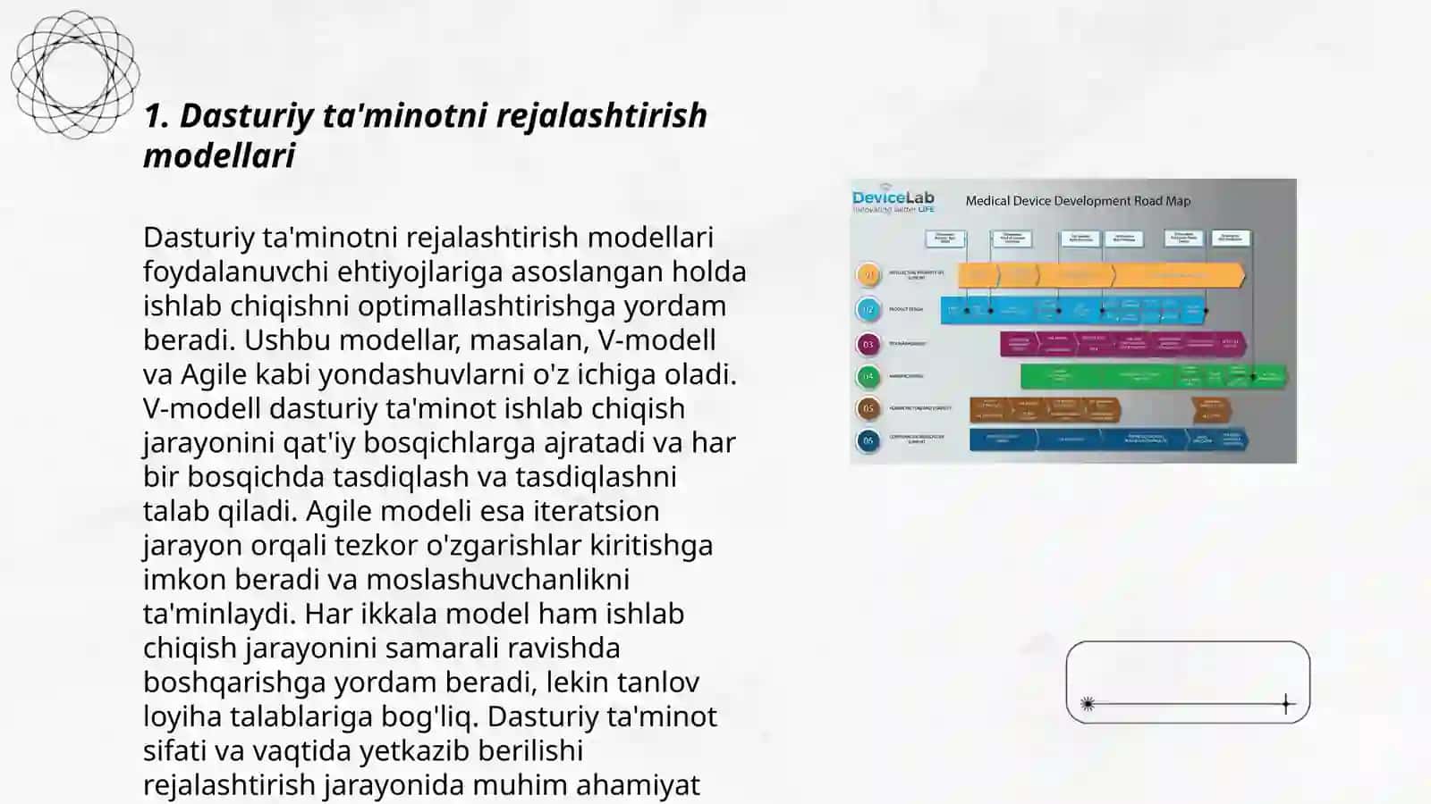 Dasturiy ta'minotni rejalashtirish modellari 3