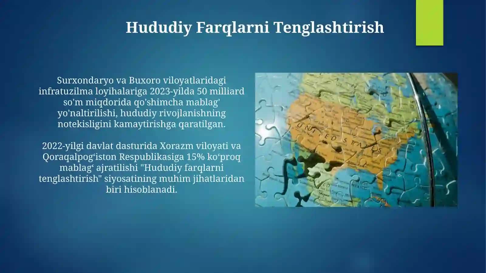 Davlatning mintaqaviy siyosati 3
