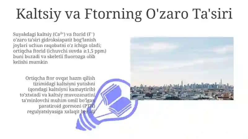 Ortiqcha ftor va kaltsiyning sog'liqqa ta'siri 3