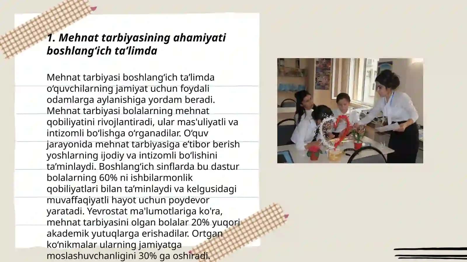 Boshlangʻich taʼlimda mehnat tarbiyasi va kasb-hunar turlari 3