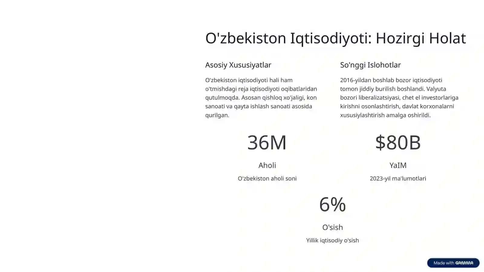 Skandinaviya va O'zbekiston: Iqtisodiy Taqqoslash 3