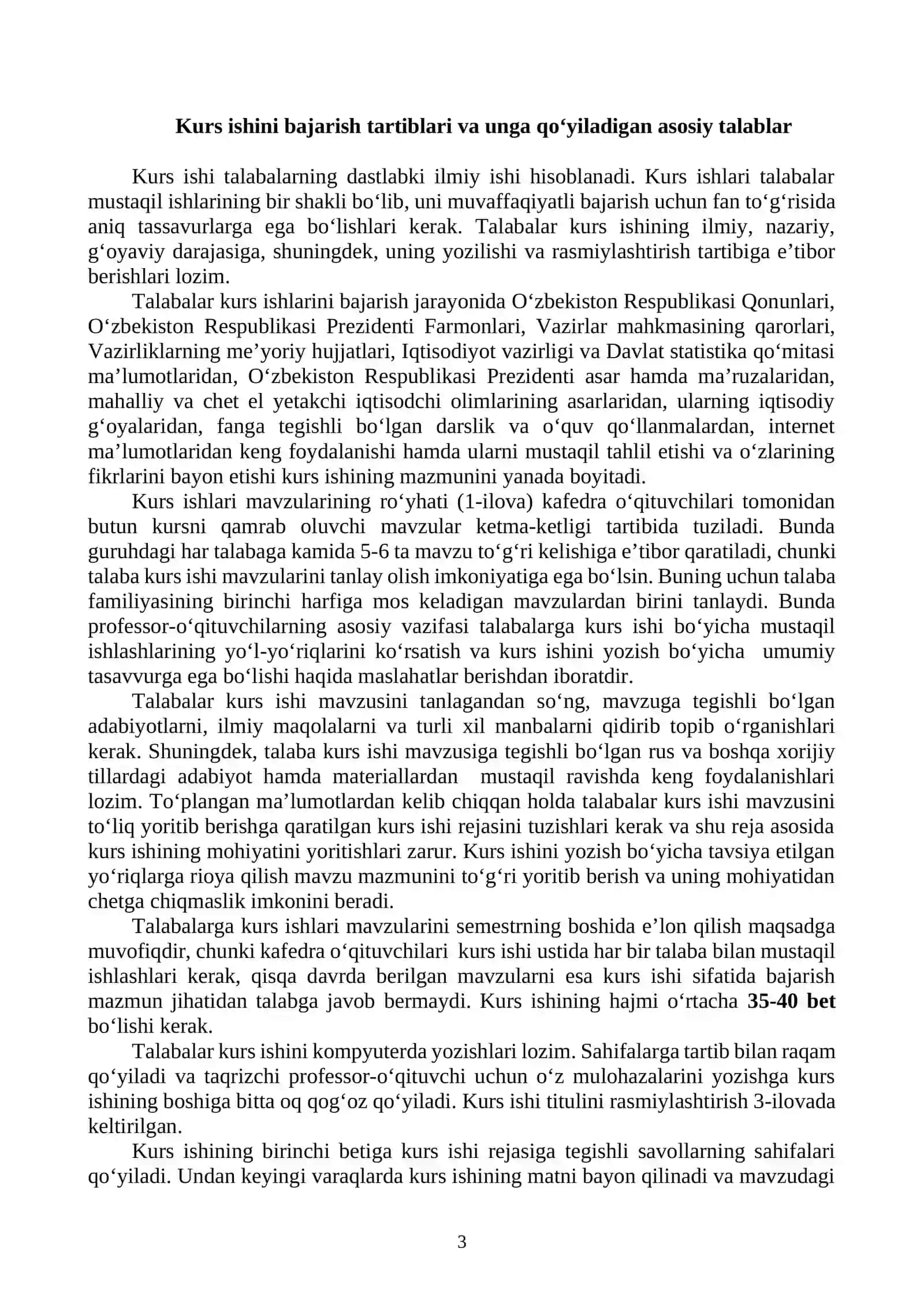 IQTISODIYOT NAZARIYASI 3