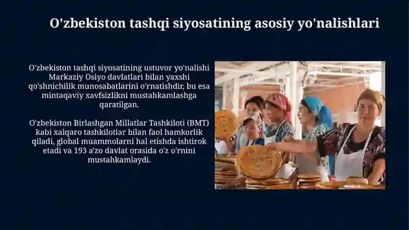 Oʻzbekiston va Jahon hamjamiyati 3