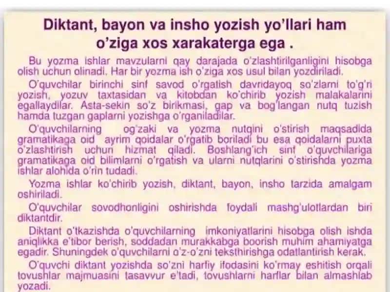 Boshlangʻichsinflarda Onatilioʻqitish savodxonligi oʻqitish metodikasi 3