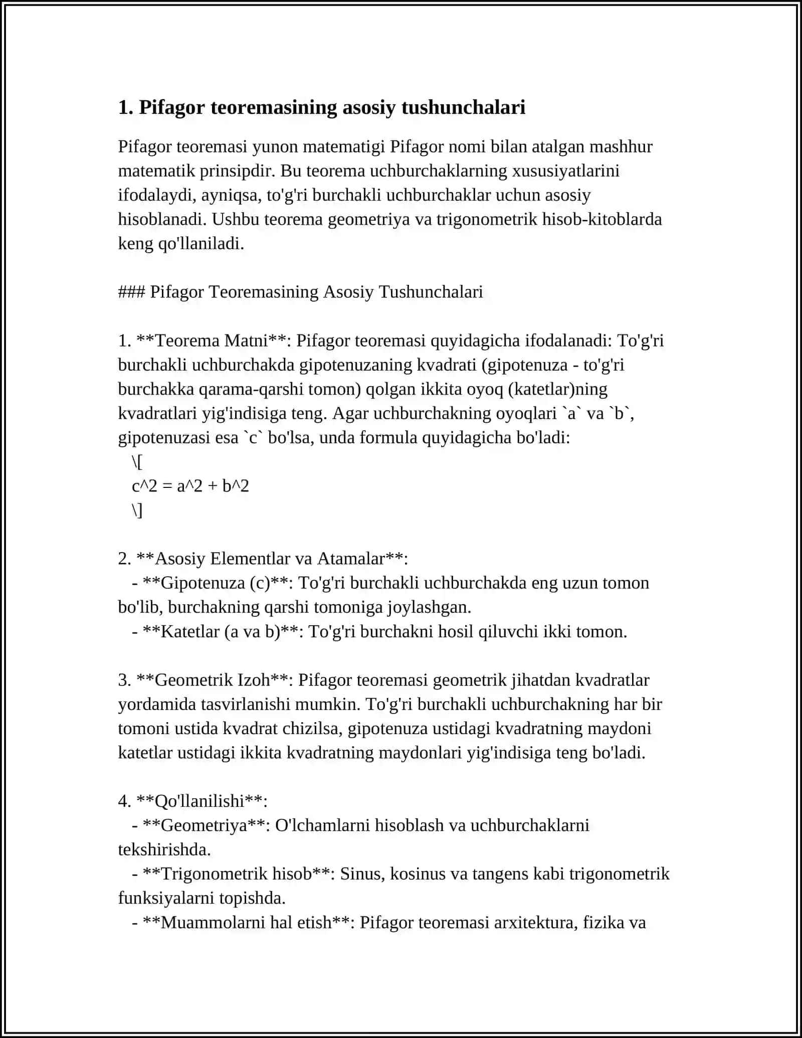 Pifagor teoremasi 3