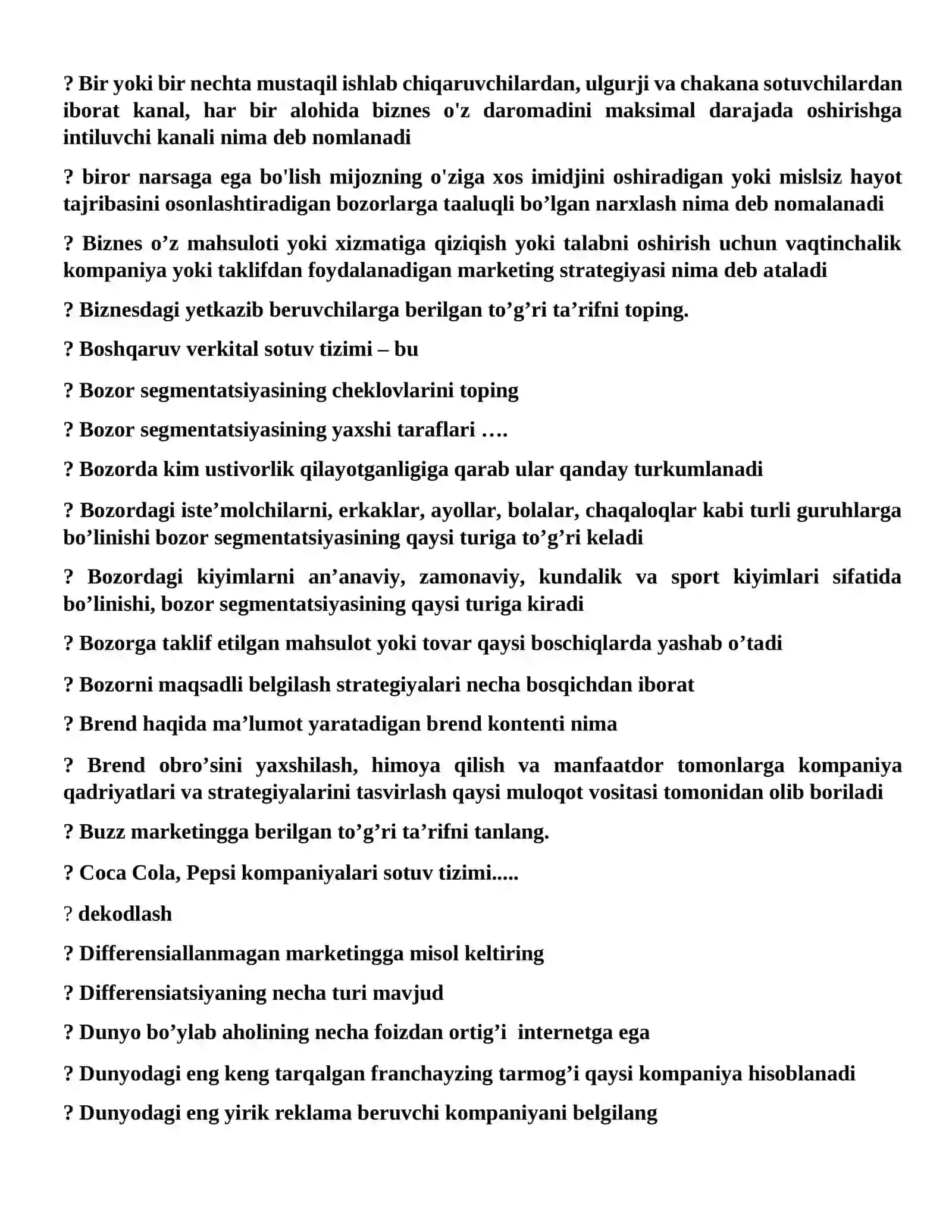 Principles of Marketing (Marketing asoslari) 3