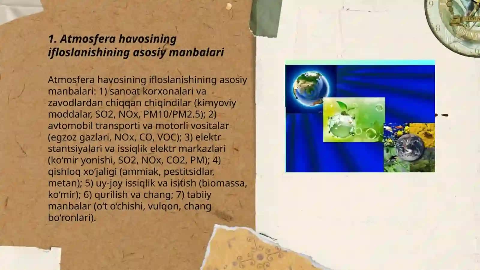 Atmosfera havosining ifloslanishi 3