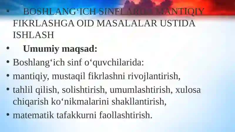 Boshlang‘ich sinflarda mantiqiy fikrlash 3