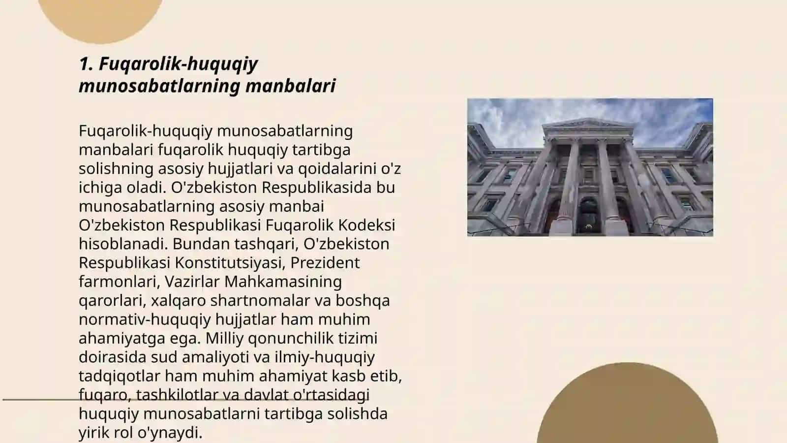 Fuqarolik huquqi manbalari 3