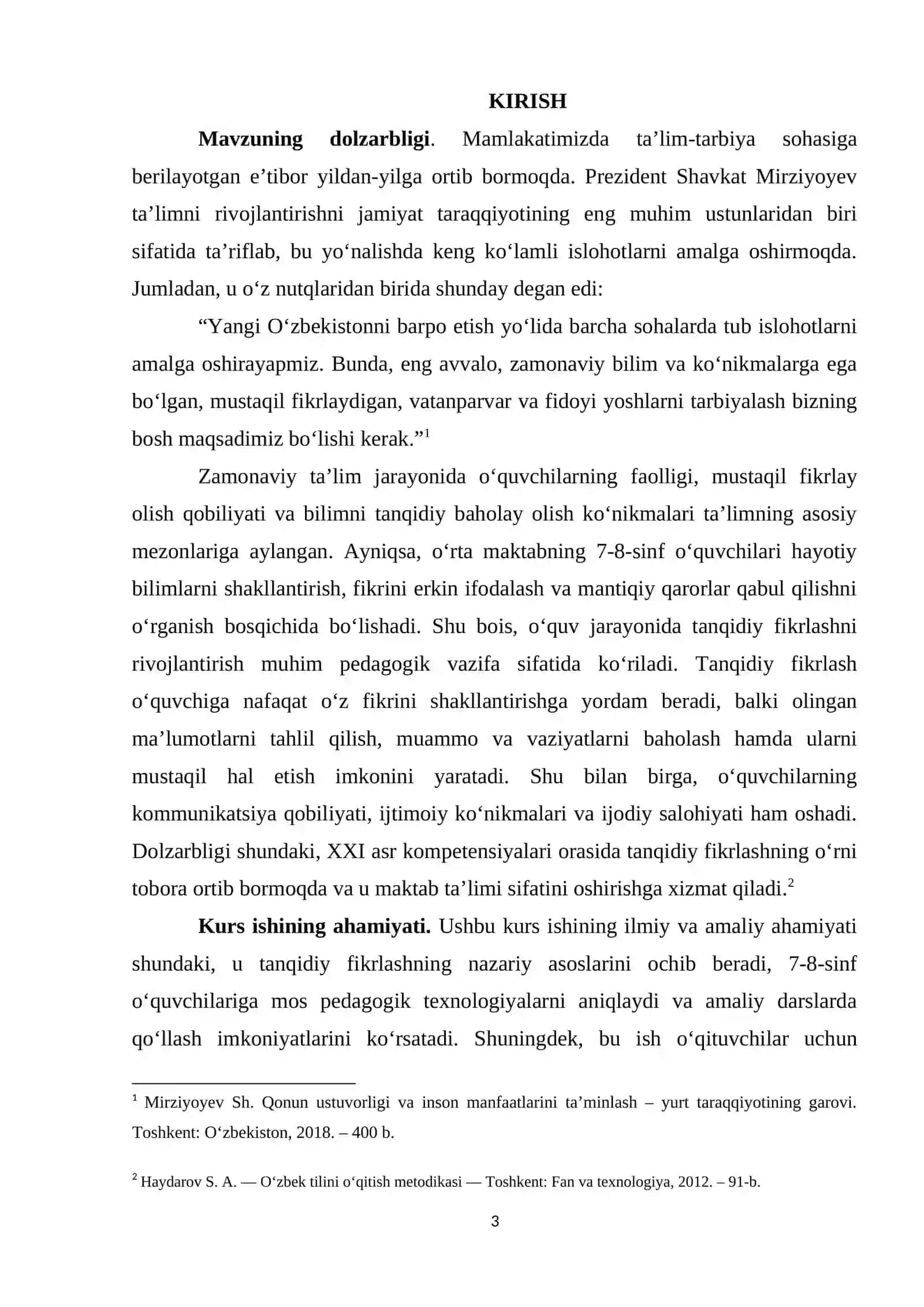 Umumta'lim maktablarining 7-8-sinflarida o‘zbek tili darslarida tanqidiy fikrlash usullarini qo‘llash 3