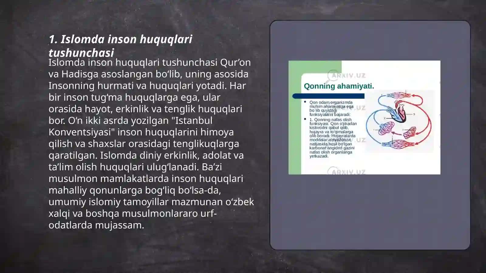 Islomda inson xuquqlari himoyasi, ijtimoiy tenglik, Adolat va tolerantlik 3
