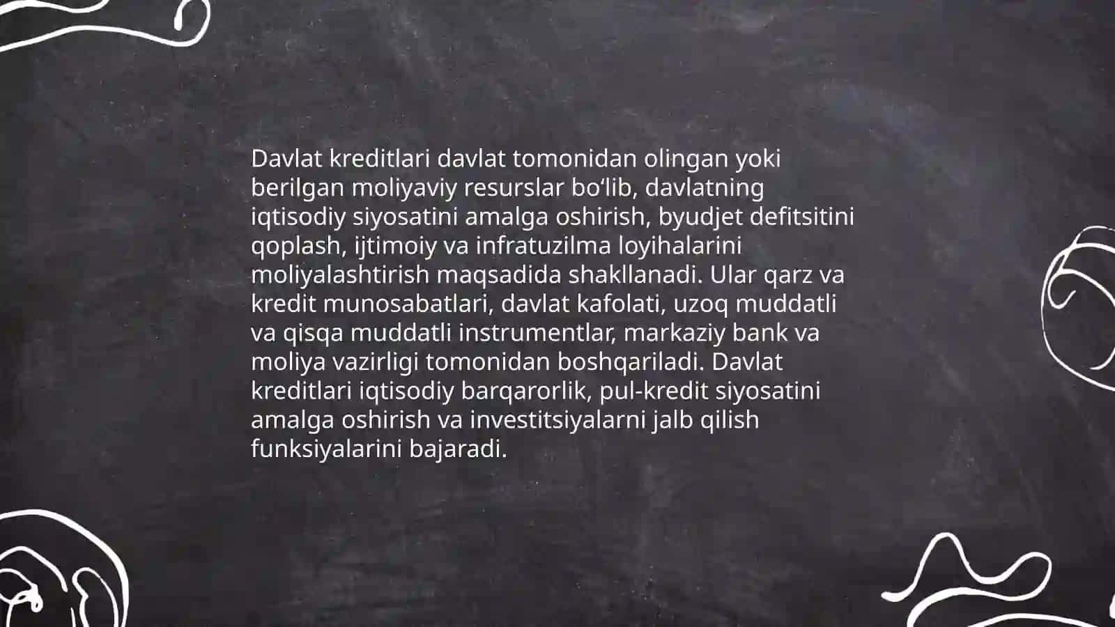Davlat kreditlari 3