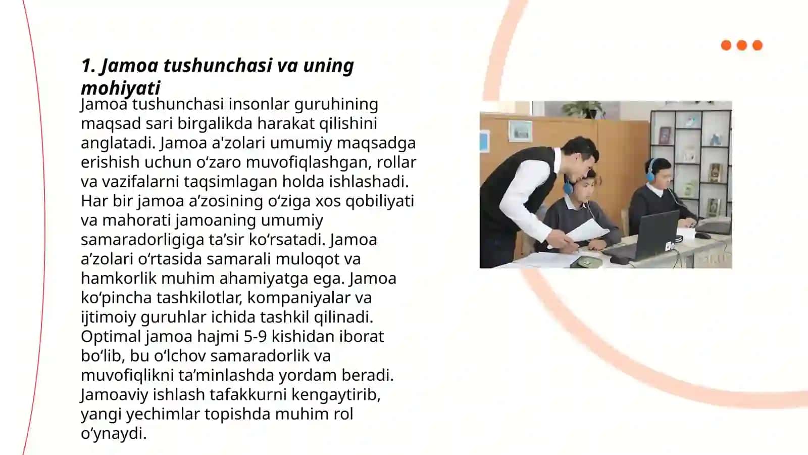 Jamoaviy ishlab chiqarish metodikasi 3