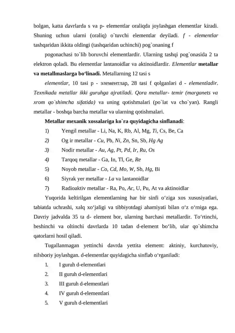 Elementlar kimyosi 3