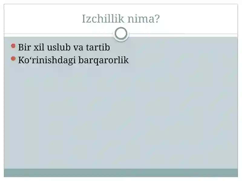 Sahifa/slayd izchilligini taʼminlash 3