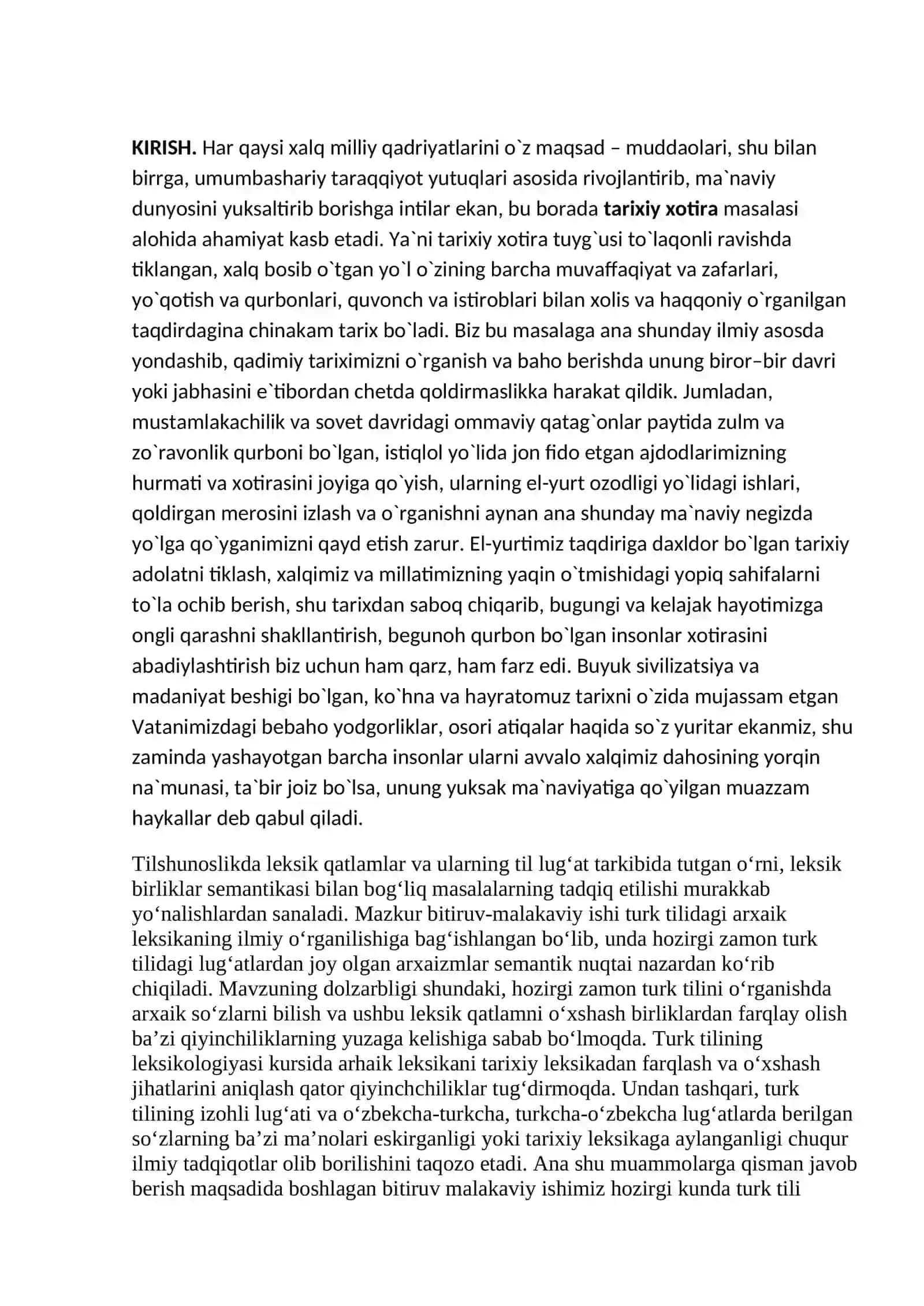 Turk tilining leksik xususiyatlari 3