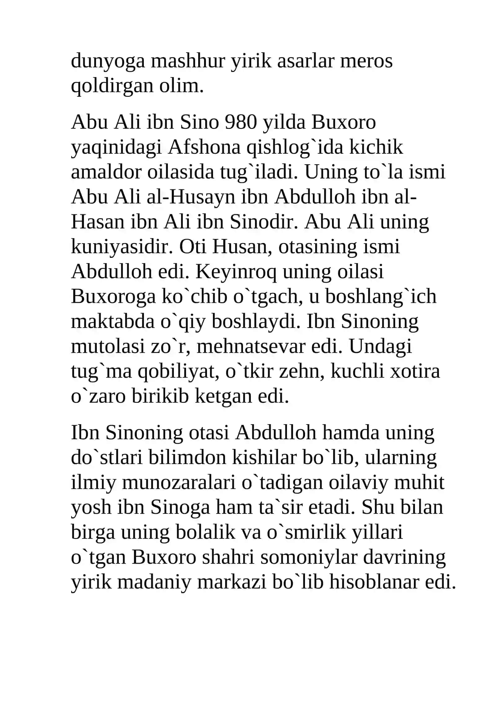IBN SINO HAYOTI VA IJODI 3