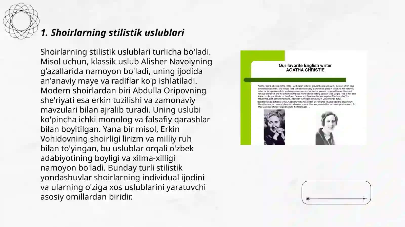 Shoir va yozuvchilar nutqi haqida 3
