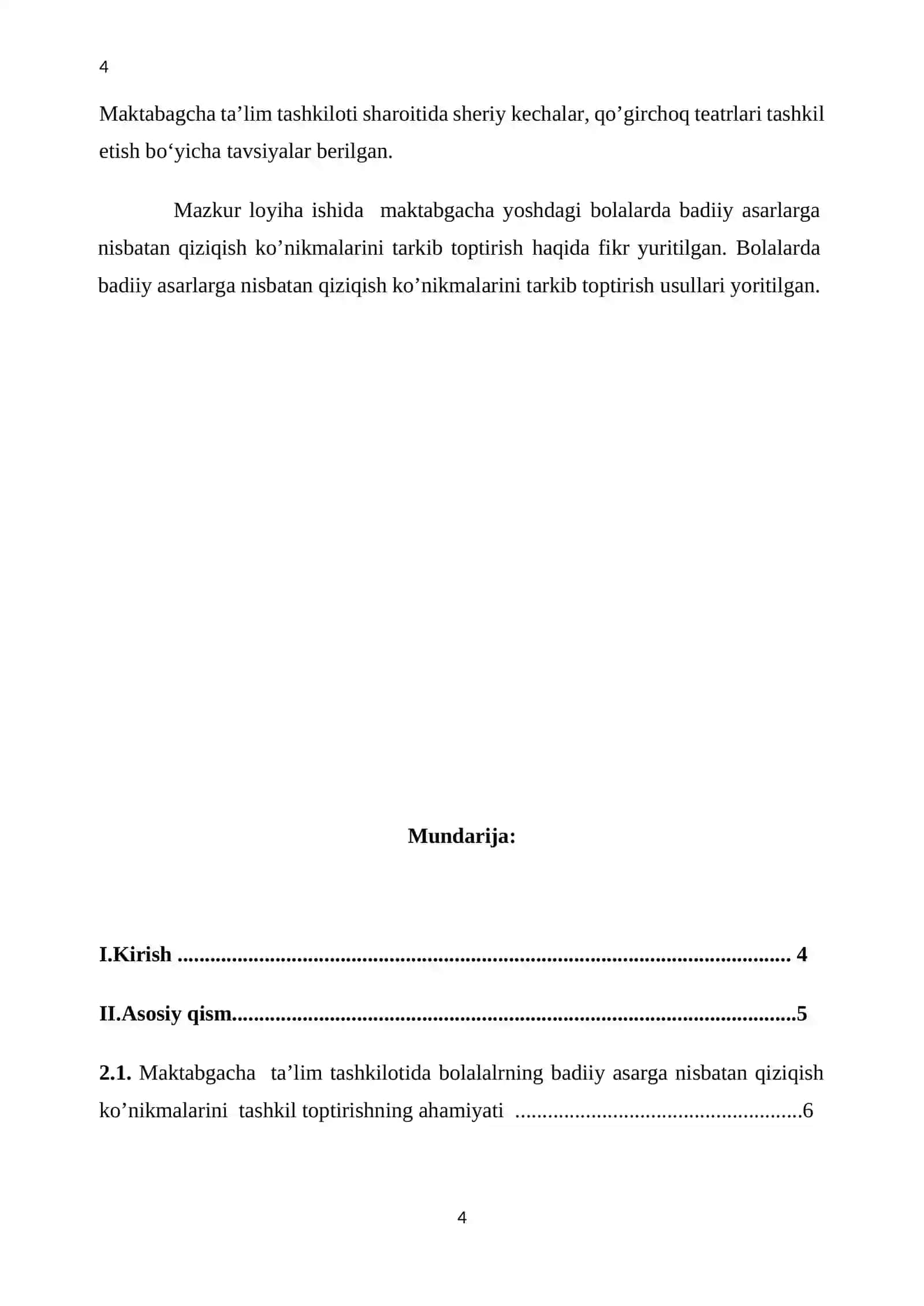 Bolalarda badiiy asarlarga nisbatan qiziqish ko’nikmalarini tarkib toptirish usullari 3