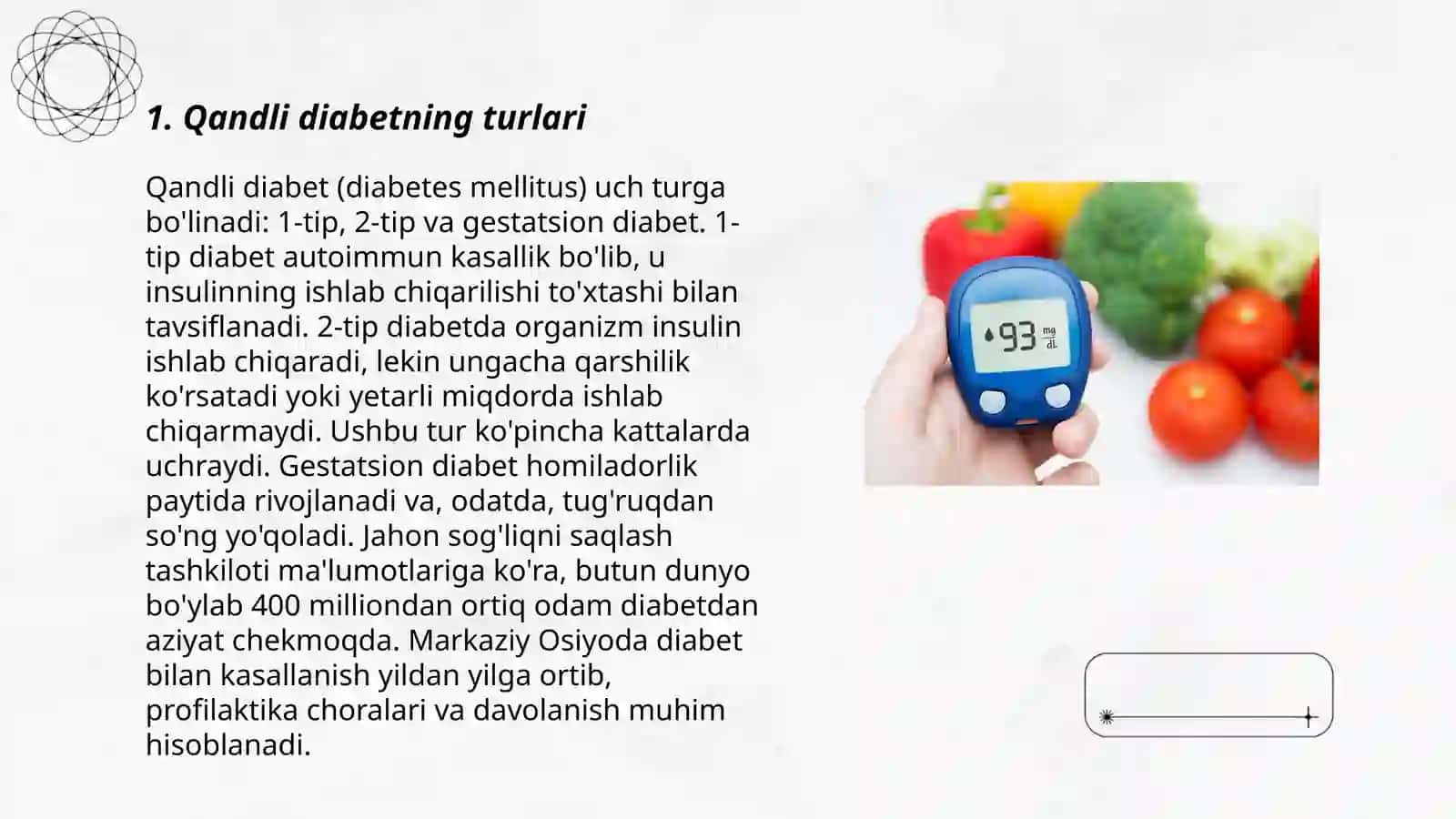 Qandli diabet 3
