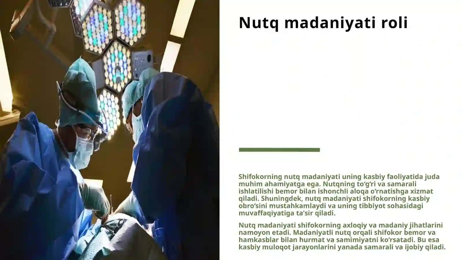 SHIFOKORNING NUTQ MADANIYATI 3