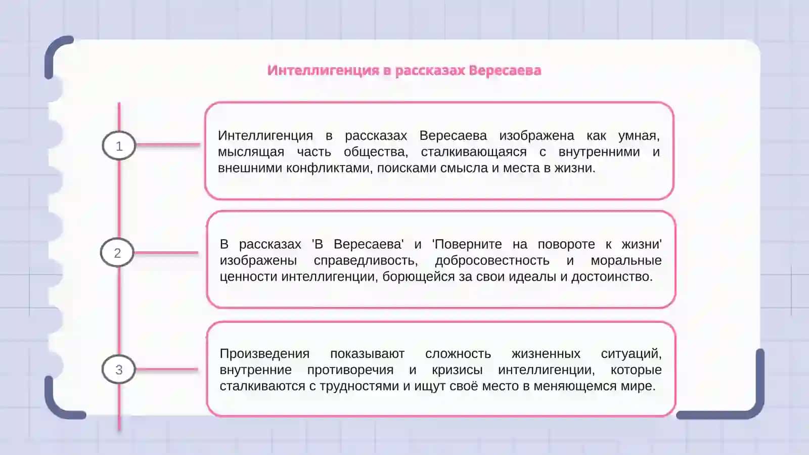 Интеллигенции в рассказах,В Вересаева,Повертие на повороте к жизни,В тупике 3