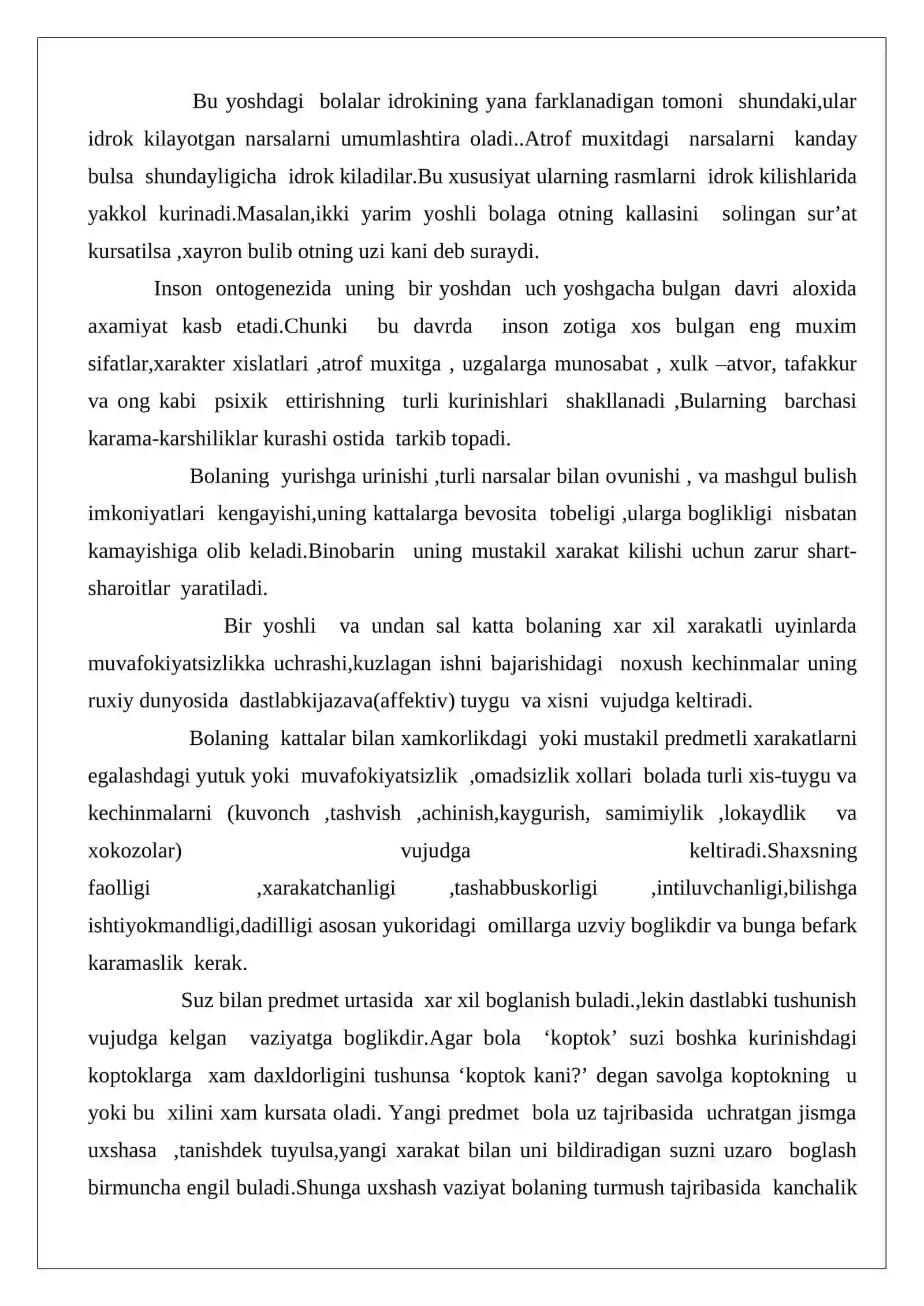 Ilk bolalik davrida psixik usish 3