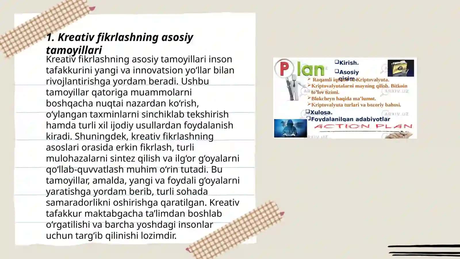 Kreativ fikrlash va uni rivojlantirish yoʻllari 3