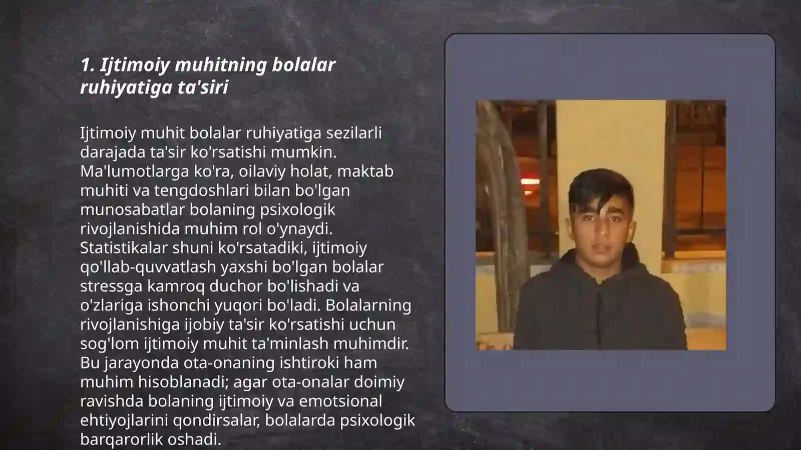 Ijtimoiy muhitning bolalar ruhiyatiga ta'siri 3