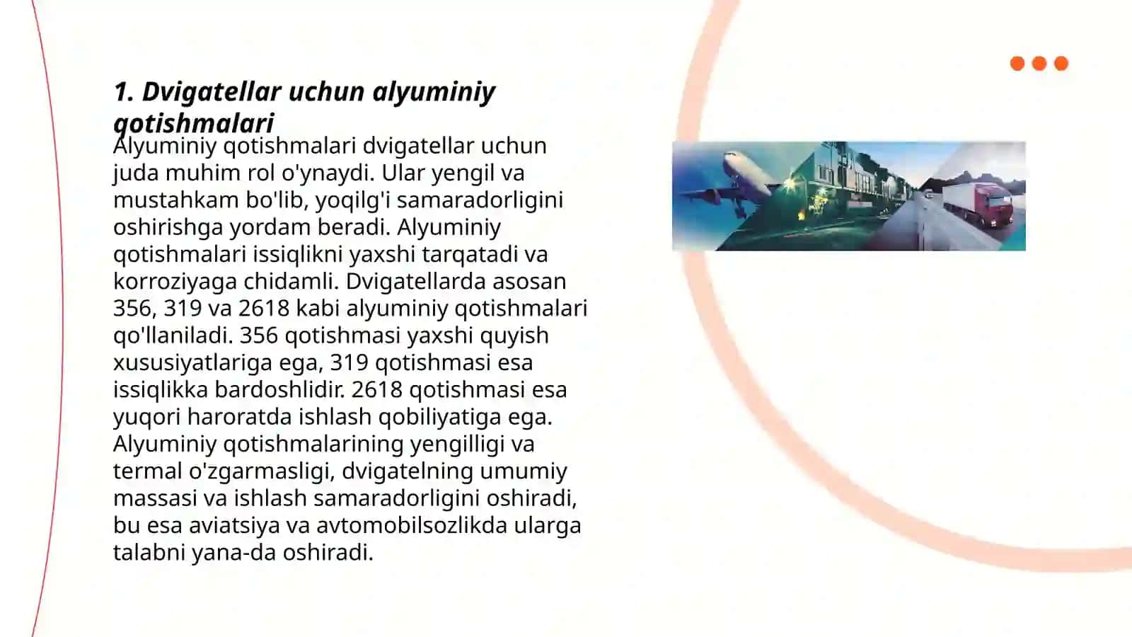 Avtotransport vositalarida ishlatiladigan aloga tizimlari 3