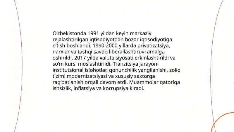 Iqtisodiy tizimlar (Oʻzbekiston misolida) 3