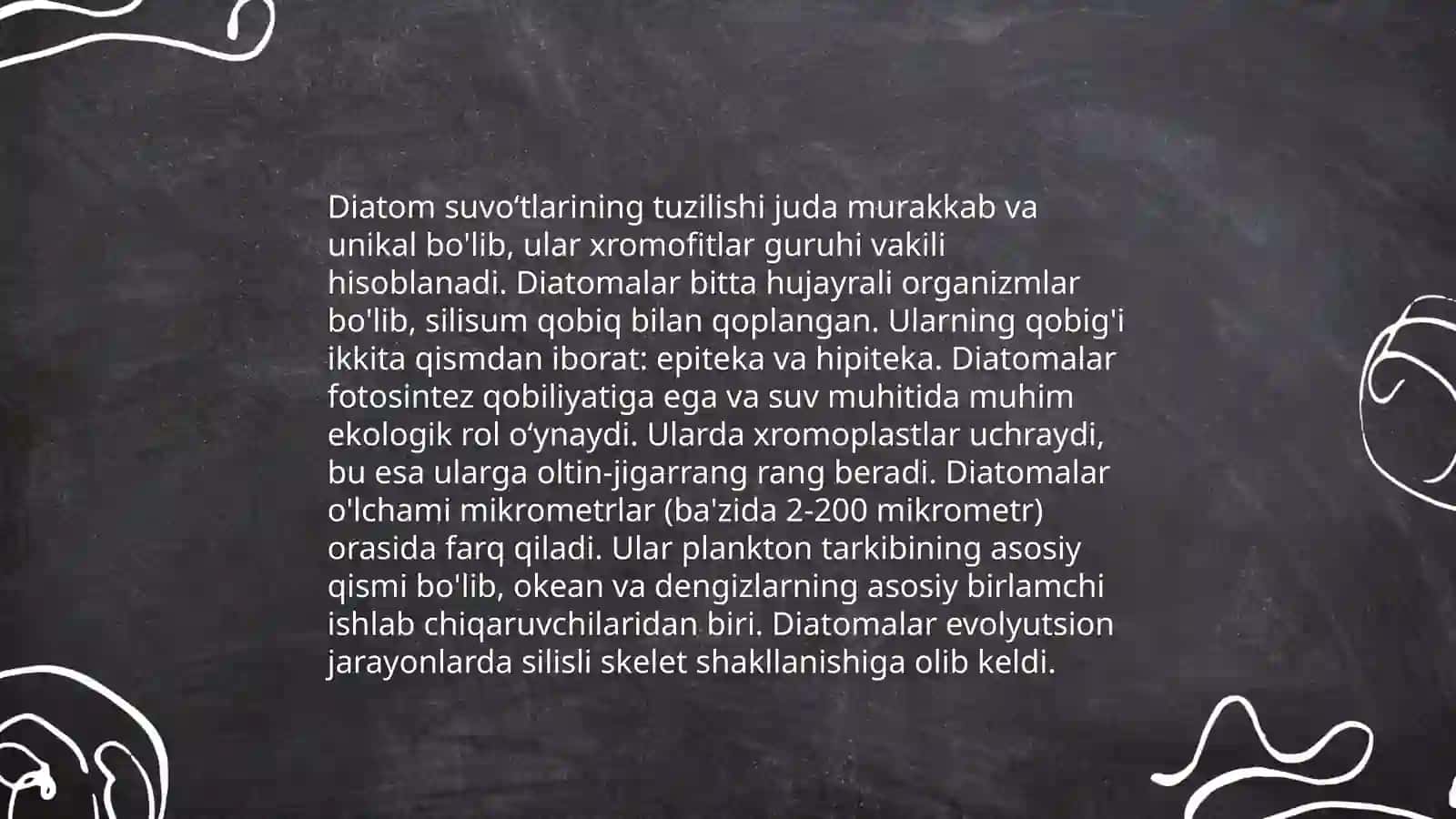 Diatom suvoʻtlari bo'limi va ularning muhim vakillari 3