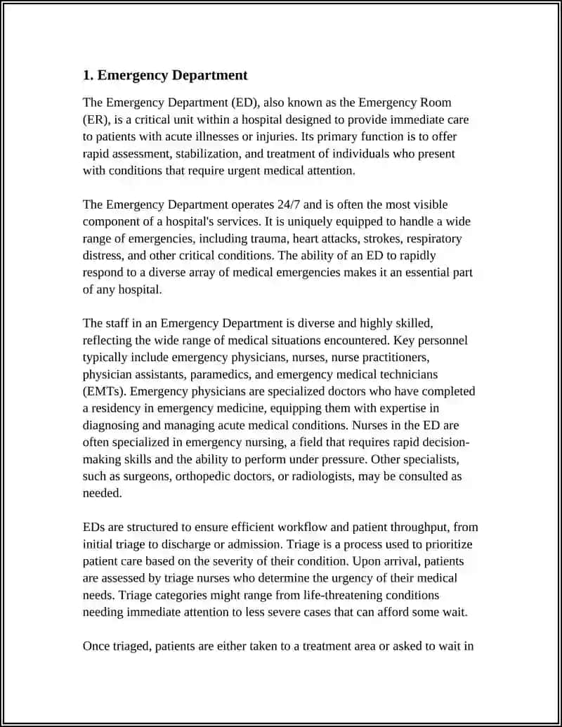 Emergency Department 3