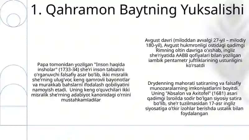 Adabiyot Gigantlari: Asosiy Mualliflar va Asarlar 3