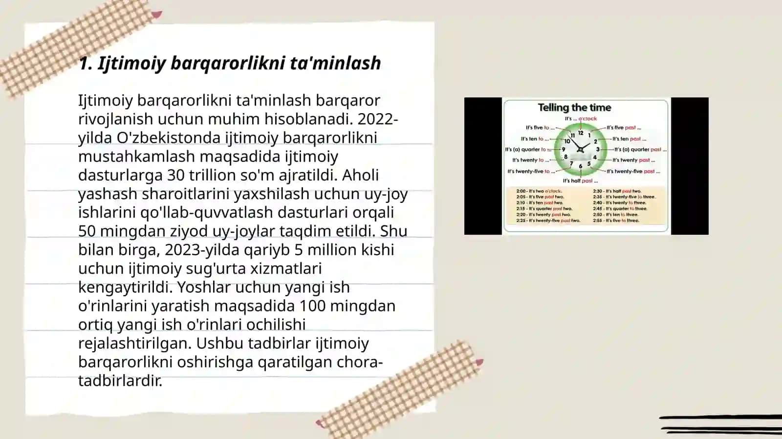 Taraqqiyot strategiyasining 5-yo'nalishi 3