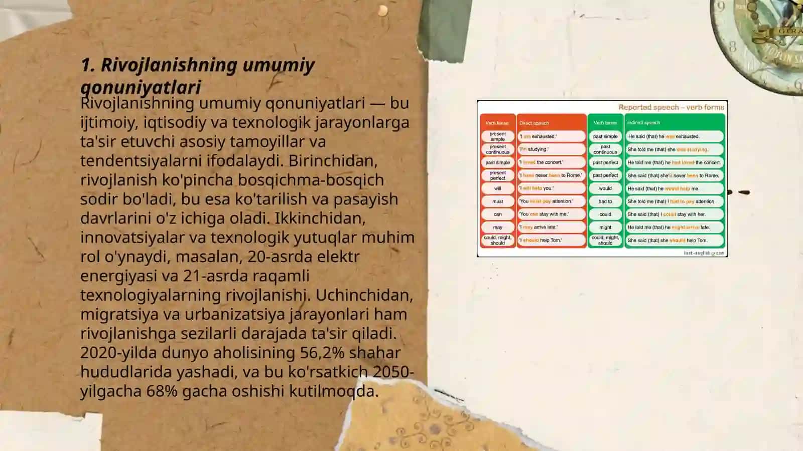 Rivojlanish va o’zaro aloqadorlikning umumiy qonuniyatlari 3