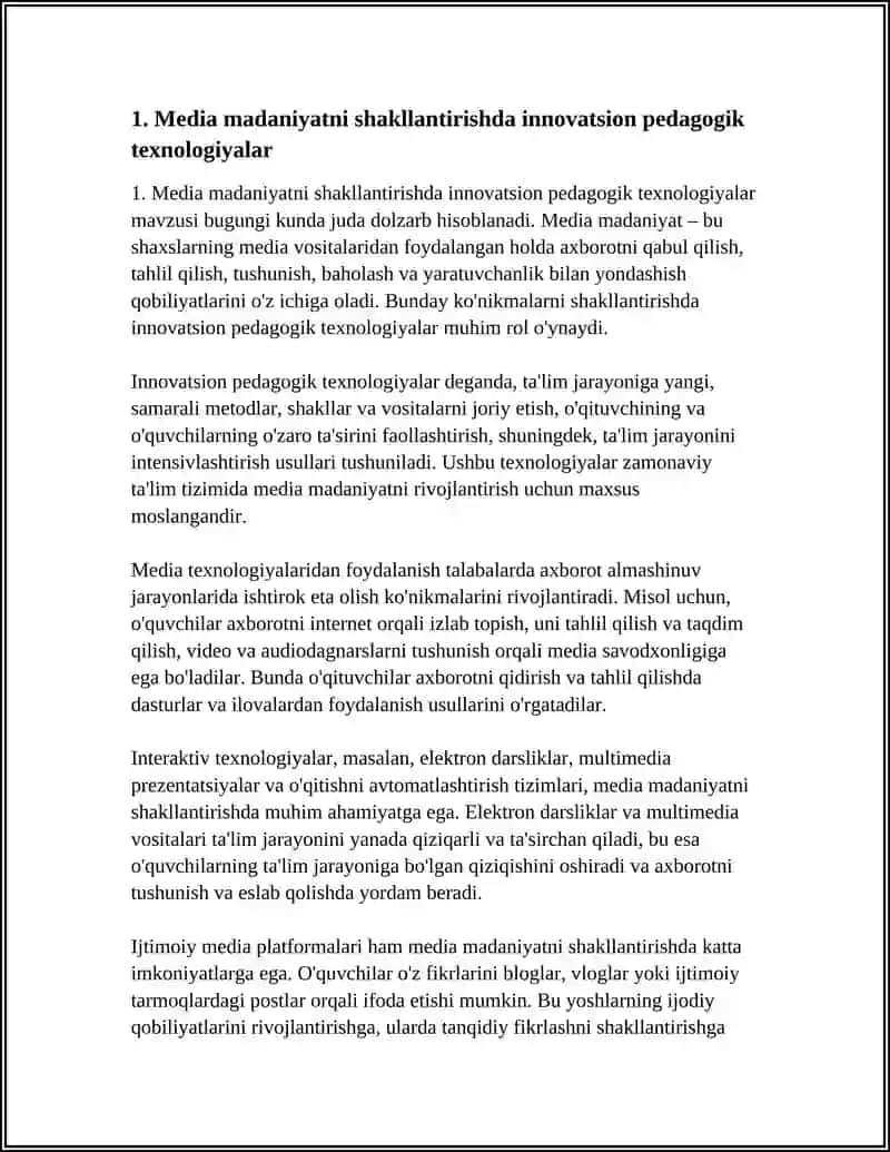 MEDIA MADANIYAT VA INNOVATSION PEDAGOGIKA 3