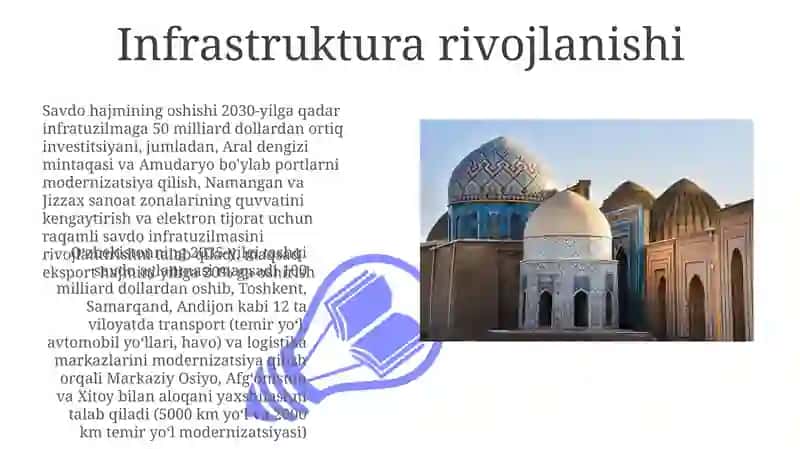O'zbekistonning "2035-yildagi tashqi savdo aylanmasi" 3