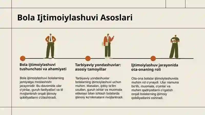 Bola Ijtimoiylashuvi va Tarbiyaviy Yondashuvlar 3