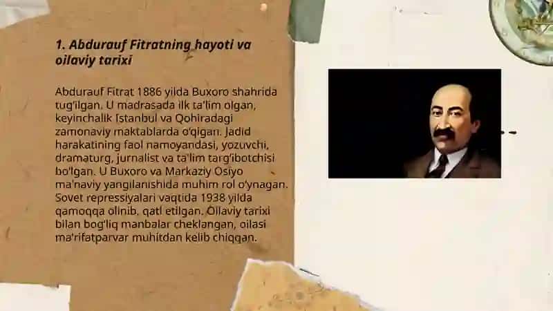 Abdurauf Fitratning hayoti va oilaviy tarixi 3