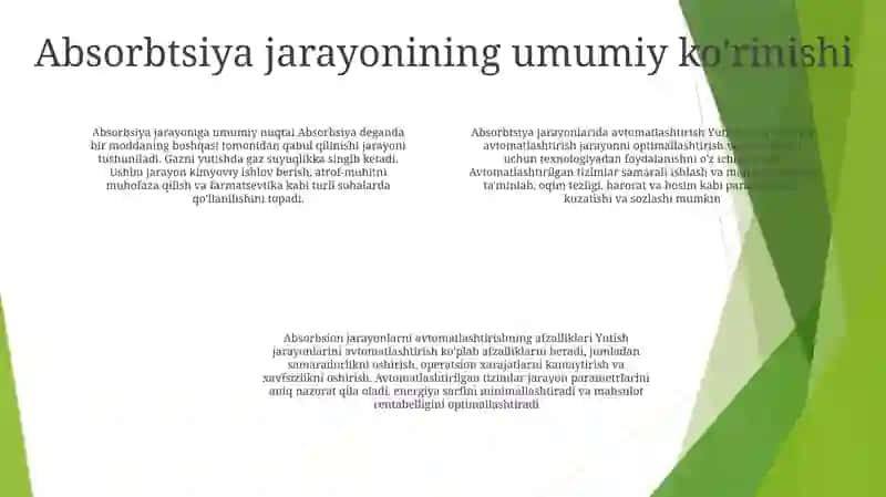Absorbsiyta Jarayonini Avtomatlashtirish 3