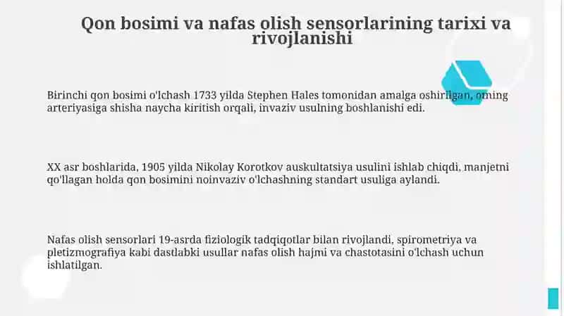 Qon bosimi va nafas olish datchiklari 3