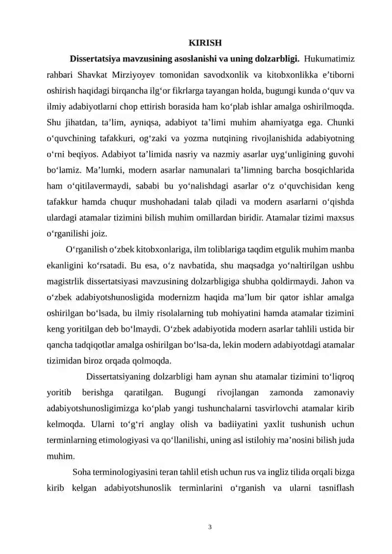MODERNIZM ADABIYOTIDA ATAMALAR TIZIMI 3