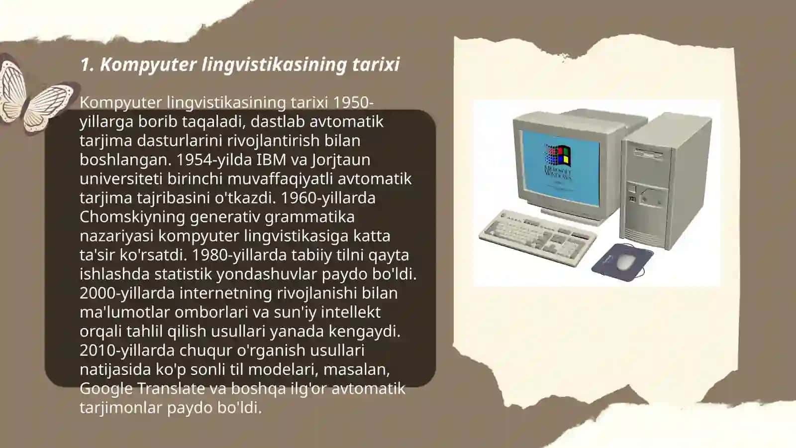 Kompyuter lingvistikasi 3