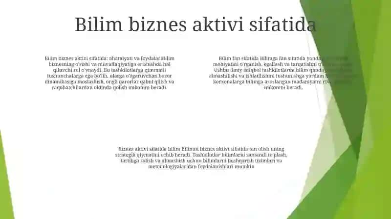 Axborot MaʼLumotga Nisbatan Kuch Biznes Va Bilim Sifatida Qarash 3