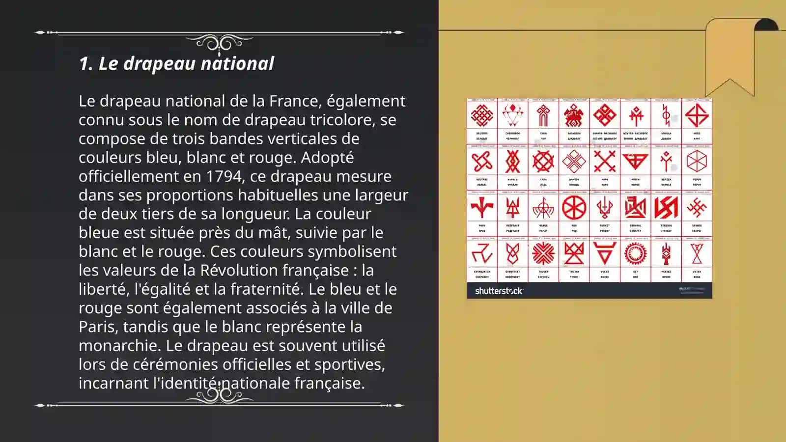 Les symboles nationaux 3