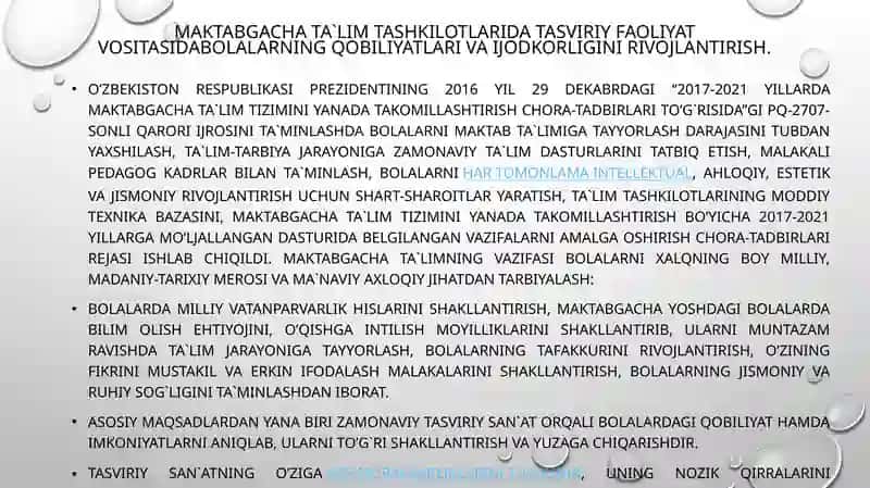 Maktabgacha yoshdagi bolalarning tasviriy qobilyatlarining rivojlantirishning ahamiyati 3