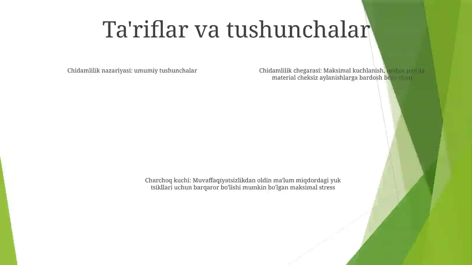 Mustahkamlik Nazariyasi Haqida Umumiy Tushnchalar 3