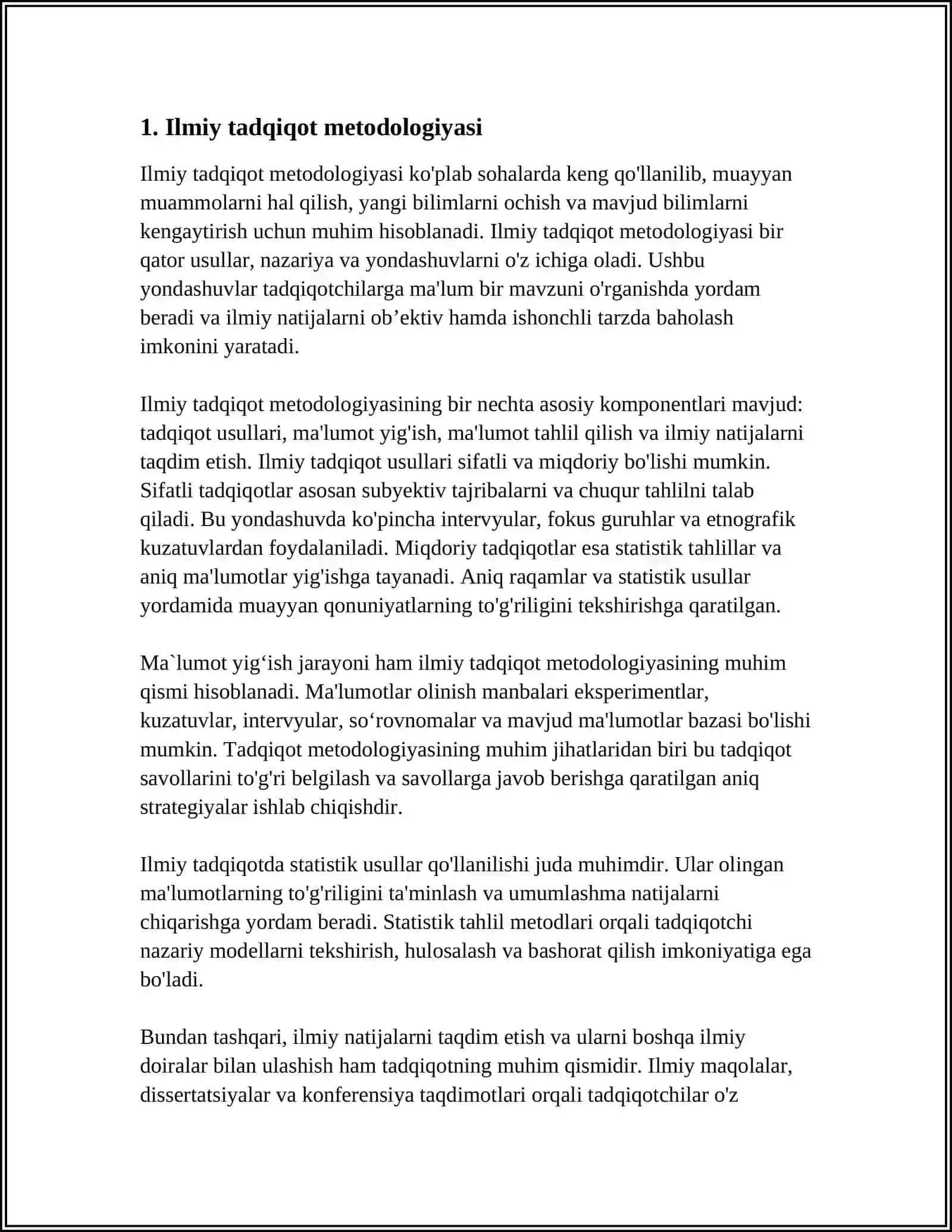 ILMIY TADQIQOT UCHUN AXBAROT IZLASHNING ASOSIY USULLARI 3