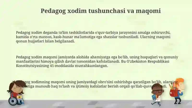 Pedagogik xodimlarining huquqiy maqomi 3
